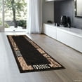 thumbnail image 3 of AllStar Rugs Hand-Woven Black Area Rug, 3 of 3