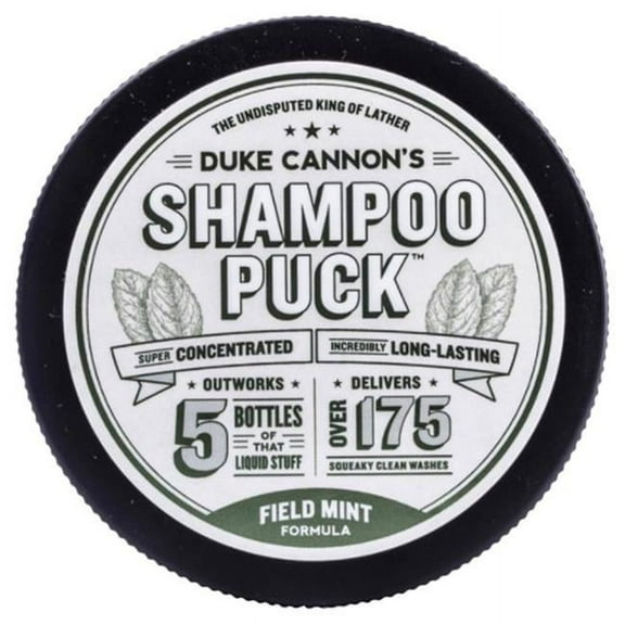 Duke Cannon Shampoo Puck Solid Shampoo: Field Mint, 4.5 oz. 1 PACK