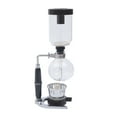 thumbnail image 3 of 3-Cup Siphon Syphon Coffee Maker Manual Coffee Maker Tabletop Glass Vacuum Siphon Coffee Brewer Black, 3 of 7