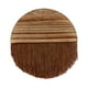 thumbnail image 3 of Tapiz de pared de macramé con borlas, acentos, flecos, arte geométrico, chic, bohemio Café, 3 of 9