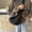 Black, variant on Women's Nylon Crescent Crossbody Bag, Adjustable Strap Casual Shoulder Bag, Large Capacity Water-Resistant Hobo Purse for Everyday & Travel, 8 Colors, One Size