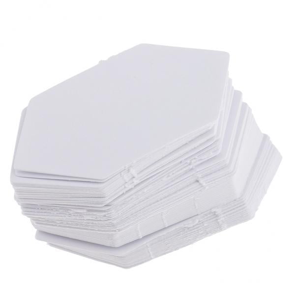 2x Plantillas de Acolchado de Papel con Forma Hexagonal de 100 Piezas Hugo Plantillas de papel para acolchar