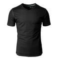 thumbnail image 3 of H2H Mens Cool Dry Compression Short Sleeve T-Shirts BLACK US L/Asia XL (CMTTS265), 3 of 6
