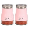 thumbnail image 1 of Pink Salt & Pepper Shakers, Stylish Modern Decor for Your Farmhouse-Inspired Home, 1 of 5