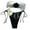 White, variant on JAKANYQ Women Bikini Set Lace Up Backless 2PCS Beach Wear Hot Sexy Swimwears Tankinis Set Lovely Hawaii Summer Tropical Brazilian Beachwear