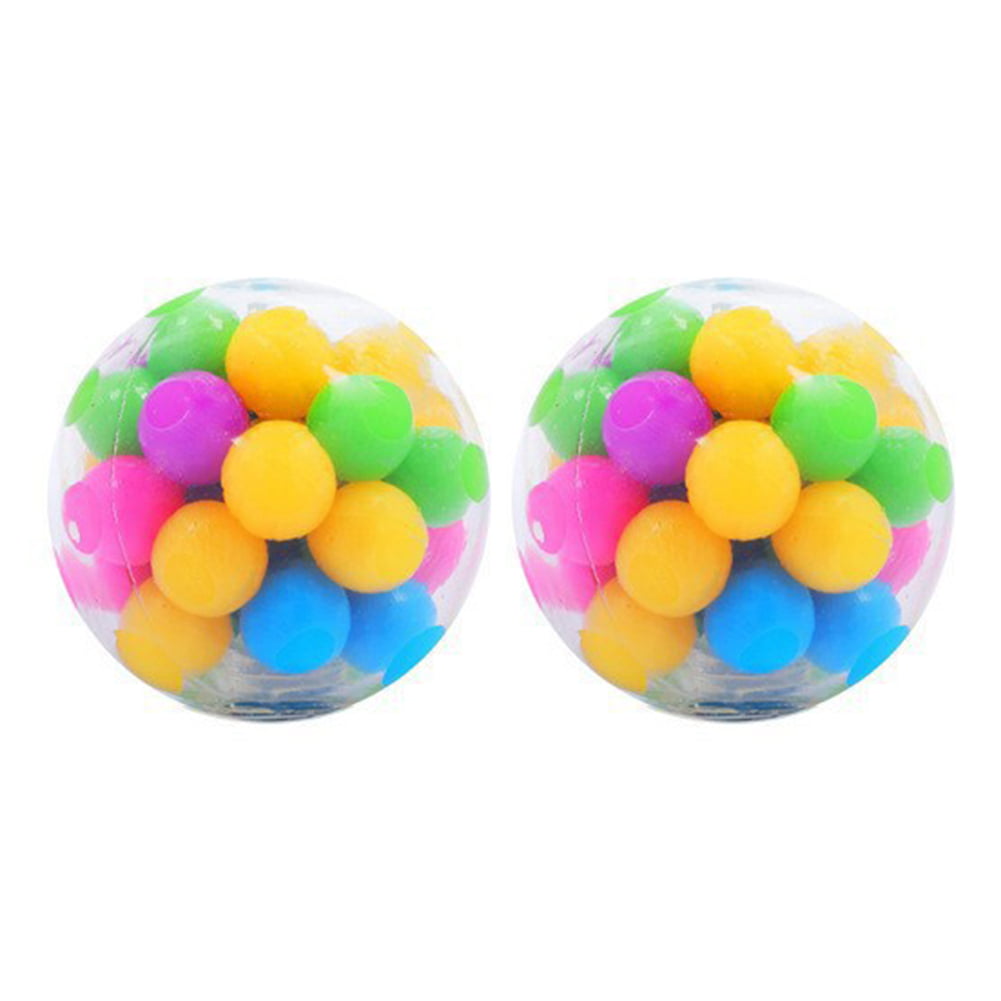 Spongy bead stress ball toy squeezable stress toy stress relief ball antik6 