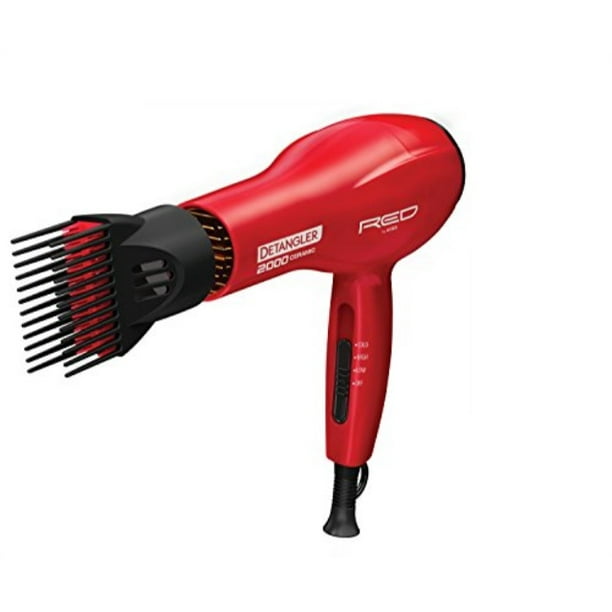 kiss products red detangler dryer plus 3 attachments,  pound -  