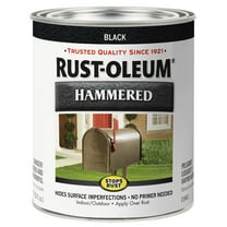 Rust-Oleum Stops Rust Indoor and Outdoor Hammered Black Rust Prevention Paint 1 qt.