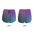 thumbnail image 3 of Fuzoiu vintage dark paint Print Women's Athletic Shorts, Double-Layer Running Shorts with Pocket,Women's Workout Shorts for Yoga, Gym, and Workouts-X-Large, 3 of 7