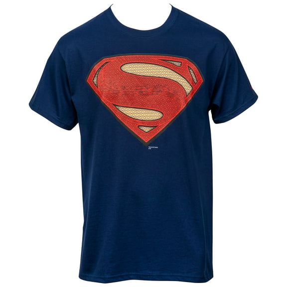 Superman Henry Cavill Symbol Navy T-Shirt-4XLarge