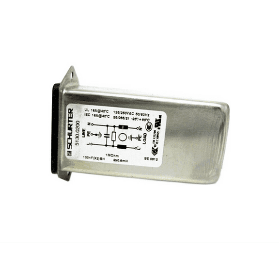 5130.0200    Power Entry Module w/ Line Filter 16A 50/60Hz