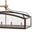 thumbnail image 4 of 3416BZ Hinkley Lighting Clarendon - 5 Light Linear Chandelier in Traditional Style - 36 Inches Wide by 15 Inches High-Bronze Finish, 4 of 4