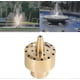 thumbnail image 2 of Fountain Pump Nozzle Set Water Spray Heads Fountain Nozzle Setting Brass Fountain Sprinkler Head Pond Pool Spray Nozzle Watering Misting Accessories(g, 2 of 5
