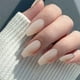 thumbnail image 1 of Uñas francesas cuadradas Apuakthei Nude, cortas, negras y blancas, con prensa acrílica, 1 of 5