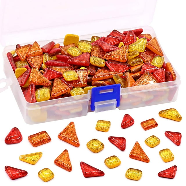 Mosaicos de cristal Tile Swepet, 450 g, colores mezclados