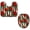 Multicolor, variant on PhooArto Toilet Lid Cover and U-Shaped Toilet Floor Mat Set of 2 Pieces, Red Roses Patterns Toilet Mat Set, Machine Washable Seat Covers Non-Slip Absorbent Rugs