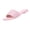 Pink, variant on Women's Sparkly Rhinestone Flat Sandals Summer Square Toe Glitter Bling Wedding Shoes Slide Sandals Black 5.5(36)