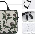 thumbnail image 3 of JRXY Flowers Fine Foliage Lace Laptop Bag Diving Fabric Computer Protective Handle Case 15inch, 3 of 5