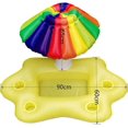thumbnail image 3 of Portavasos inflable Rainbow Toys, flotadores para bebidas, posavasos inflables para latas de bebidas, vasos y botellas para playa, piscina de verano., 3 of 5