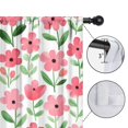 thumbnail image 4 of Blackout Kids Curtains,Pioneer Flower Floral Print Pattern Childrens Insulated Curtains Set Of 2,Bedroom Essentials,Toddler Room Decor 52"x63", 4 of 5