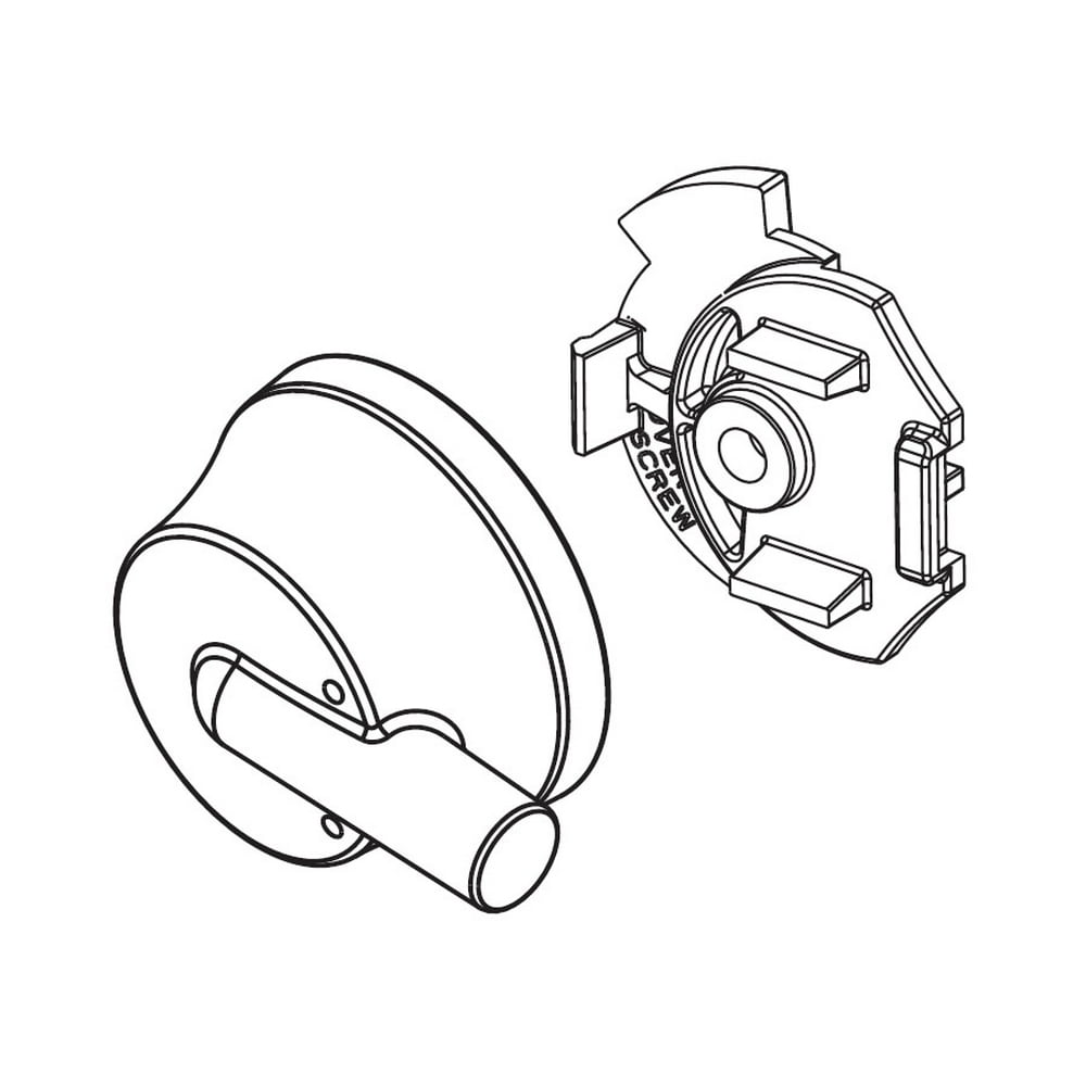 Delta RP73378 Trinsic Replacement Temperature Cap And Knob For Delta 17
