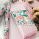 thumbnail image 3 of Papel de regalo Burymento Pink Flower reversible de 43 cm x 10 m, 3 of 7