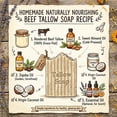 thumbnail image 6 of Back2Naturalness Unscented Beef Tallow Soap Bar, Sensitive Skin, For Men & Women, All Skin Types, 1 Bar, 6 of 12