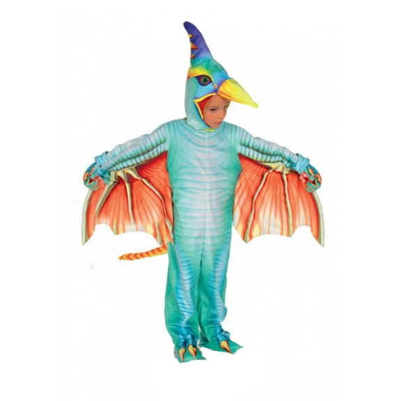 Underwraps Green Pteradactyl Printed Infant Costume Jumpsuit | Small Unisex