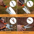 thumbnail image 7 of Garden Tool Set Stainless Steel Heavy Duty Gardening Tool Set with Storage Tote Bag Non-Slip Rubber Grip Outdoor Hand Tools Ideal Garden Tool Kit Gifts, 7 of 7