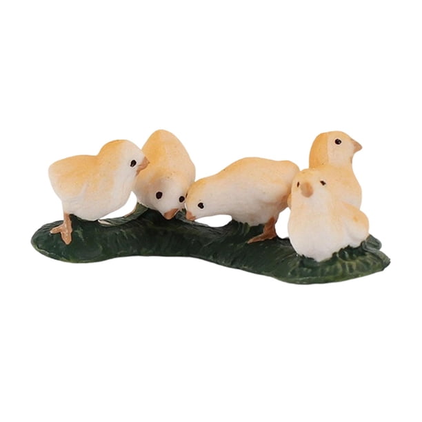 Figura de pato de PVC en miniatura, decorativa y realista, modelo de animal, para coleccionar. 55 cm x 15 cm