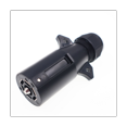 thumbnail image 1 of RV 7 Pin Trailer Plug Detachable 7 Way Round RV-Style Trailer Side Connector 7 Pin Trailer Wiring Plug, 1 of 6