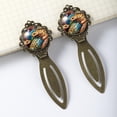 thumbnail image 3 of Pangolin Book Lovers' Vintage Copper-Colored Lace Bookmarks: Stainless Steel Book Markers, Set of 2, 3 of 5