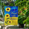 thumbnail image 4 of I Stand with Ukraine Garden Flag Outdoor Double Sided Flag Stop the War, 4 of 4