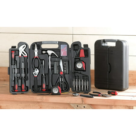 Home Tool Set with Portable Storage Case, Screwdriver Set, Hex Wrench Set, 133 Piece Household