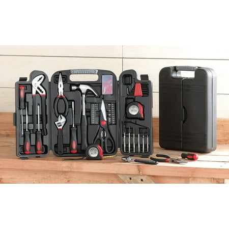 Homeowner Tool Sets Home Tool Set with Portable Storage Case, Screwdriver Set, Hex Wrench Set, 133 Piece Household Kit ()