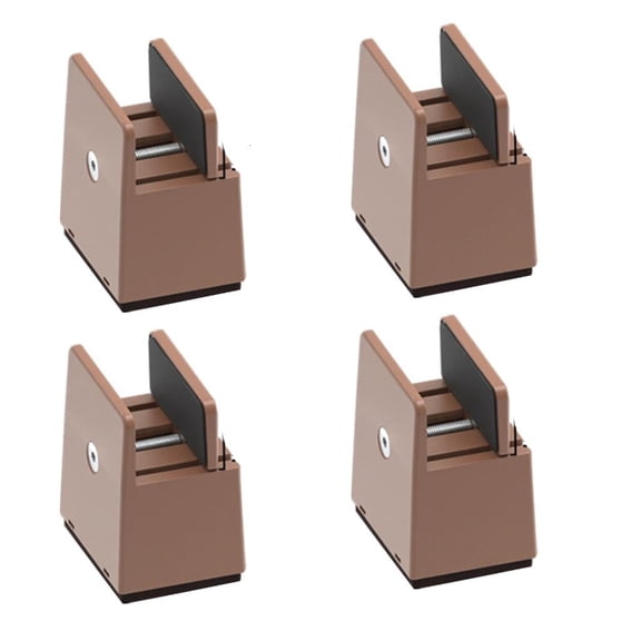 YIGSECU 2Inch Plastic Bed Risers Set of 4 for Furniture Sofa Table Desk Chair Elevations