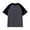Black, variant on VSSSJ T-Shirts for Men Loose Fit Raglan Short Sleeve Crew Neck Casual Tee Tops Cotton Color Block Cozy Running Workout T Shirt Gray XXXL