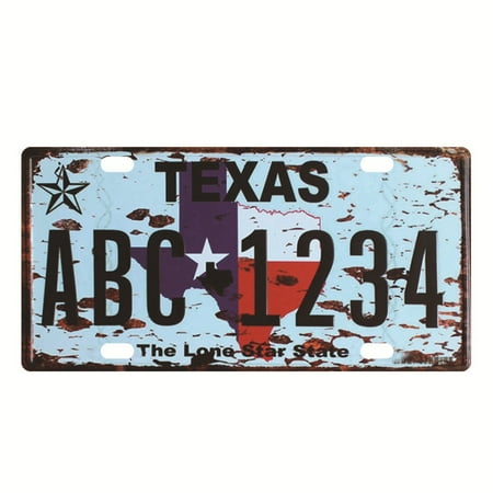 

Vintage American Made Old License Plate Iron Sheet Painting Bar Cafe Wall Decoration Pastorals Wall Decoration 30 * 15cm/12 * 6in