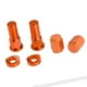 thumbnail image 4 of Tapas de Vástago de Válvula de Neumático de Rueda de Motocicleta Dirt Bike, Tapas de Tuercas de Bloqueo de Llanta, Arandelas, Espaciadores CNC naranja Yotijar Tapa de la tuerca de bloqueo del vástago de la válvula del neumático, 4 of 6