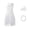 White, variant on Women Cosplay Costume Blue Strapless Dress with Collar for Halloween Party Role Play Show Prehistoric Jungle Theme Outfit Stone Age Dress Up Suit