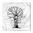 thumbnail image 1 of Doodle Bandana, Tree Playing Children, Unisex Head and Neck Tie, by Ambesonne, 1 of 2