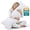 White-white Side, variant on Oubonun 21"x 54" Adjustable Body Pillow, Full Body Support for Side Sleepers, Soft Breathable Fabric, Support for Back, Hips & Knees