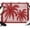 Red, variant on Palm Tree Silhouettes Backdrops for Photography, Red Lines Tropical Plant Summer Fabric Photo Background Sturdy Studio Props for Photo Studio, Video Recording, Booth & Photoshoot 10x8ft