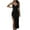 Black womens dresses, variant on Wycnly Womens Dresses Sexy High Slit Spaghetti Strap Ruched Bodycon Night Party Club Dresses Fashion Solid V-Neck Sleeveless Long Summer Dress Beige s