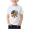 thumbnail image 6 of FAVIPT 4th of July Shirt Girls Summer 250 Years Boys American Flag Shirts Red White Blue Tshirts Independence Day Tee White,14-15Years, 6 of 6