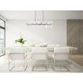 thumbnail image 4 of Serena 42 inch crystal rectangle chandelier in chrome, 4 of 9