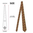 thumbnail image 3 of Yiaed Sunflower Print Men's Ties Silk Business Necktie for Husband Father Valentine's day Father's Day Gift, 3 of 7