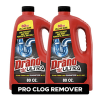 Drano Max Ultra Gel Drain Openers, 2 Pk, 160 fl oz, 2 Count, 2 Pack