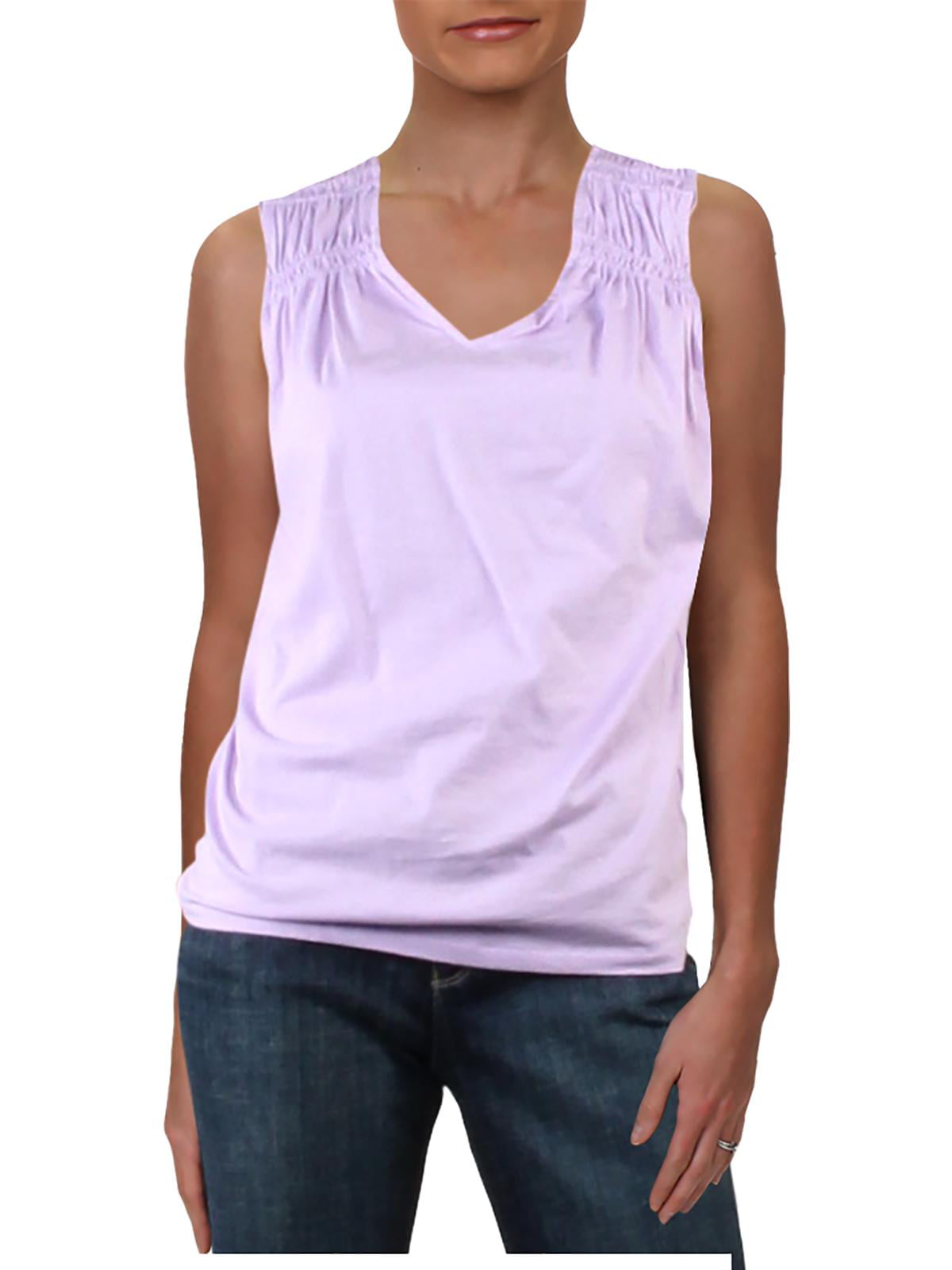 Lauren Ralph Lauren Womens Cotton V-Neck Tank Top - Walmart.com