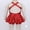 A Red, variant on Girls Jazz Modern Tap Dancewear Sleeveless Sequined Ballet Dance Leotard Dress 6-16